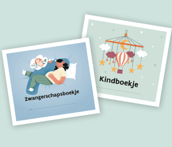 Cover van Kind en Gezin-publicaties Zwangerschapsboekje en Kindboekje