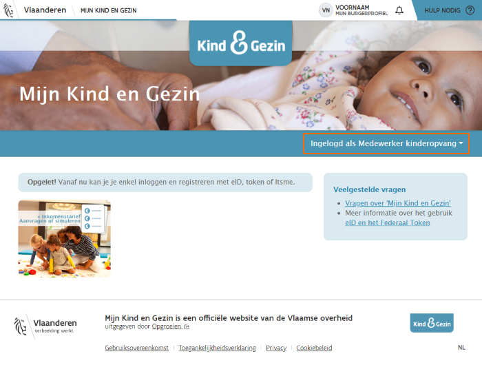 Kind en gezin kindcode